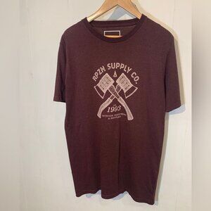 Rpzn Supply Co Burgundy TShirt Large